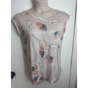 linen womens light weight blouse by rachel zoe size medium 0959